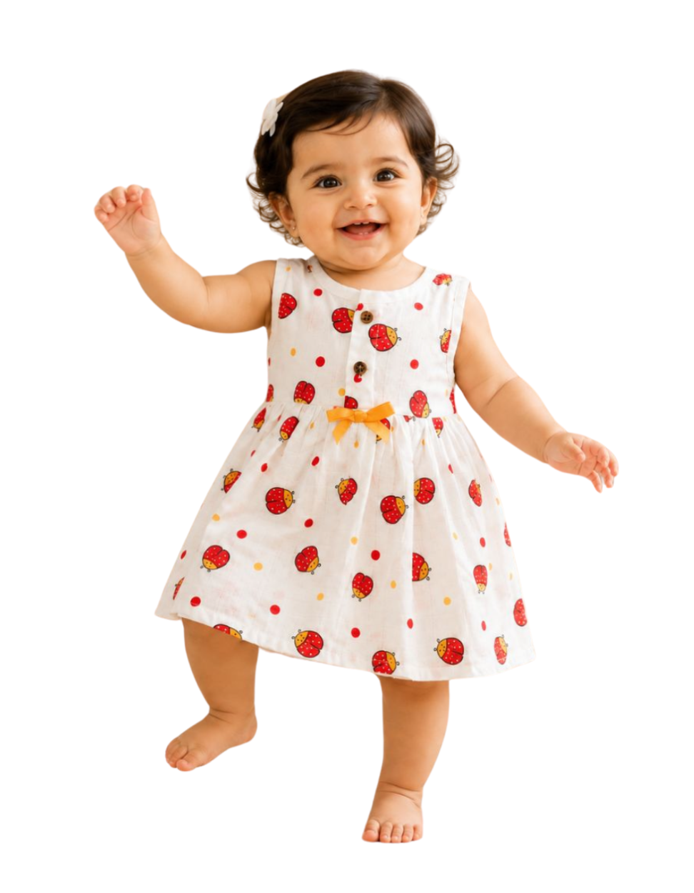 Baby Girl Muslin Frocks - Assorted Print Pack of 2
