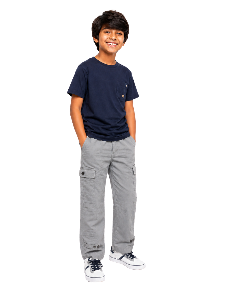 Stylish Baggy Pant - Grey
